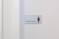 Türschild Toilette Damen