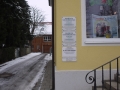 Praxisschild in der Sammelschildanlage