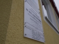 Detail Praxis- und Sprechzeitenschild