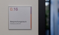 Türschild Besprechungsraum