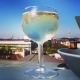 #mittagessen in der #Sonne bei der #tgm #spiegel #vino #munich #wein #lecker #stadt #Silhouette #münchen