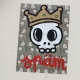 #spam #streetart #le #skull #king #plakat