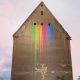#speicher #regenbogen #streetart #rainbow  #loft #le