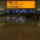 #Heathrow #AirPort #wayfinding #signage #yellow #blue #vinylletters #pictogram #arrow #orientation #luggage #baggage #toilets #washroom