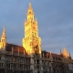 #nofilter #townhall #munich #sun #glowing #landmark
